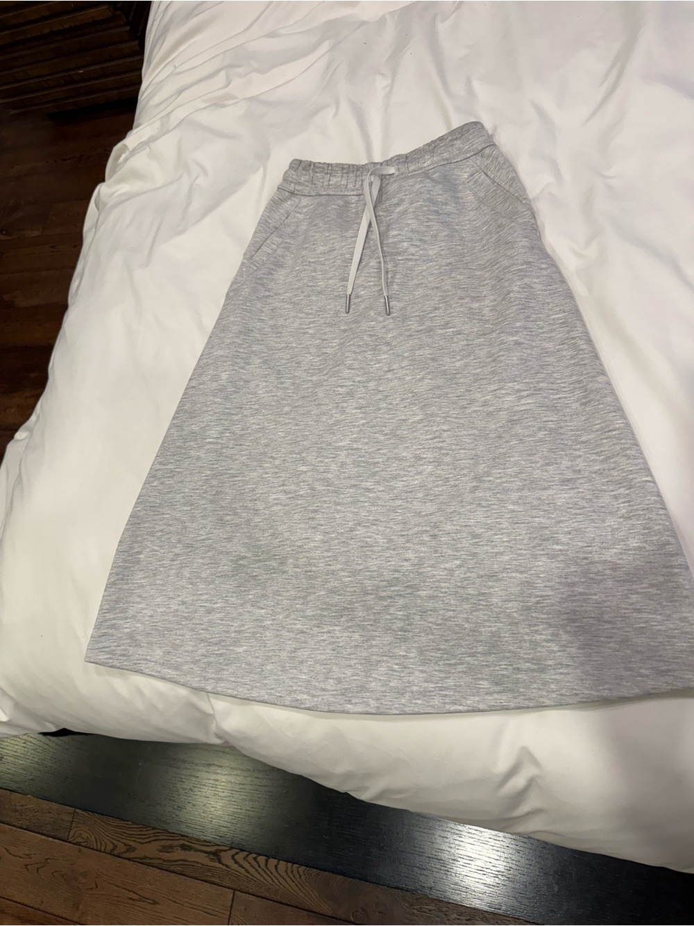 lululemon Modal-Blend High-Rise A-Line Midi Skirt in Heathered Core